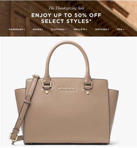 michael kors thanksgiving sale